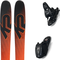 comparer et trouver le meilleur prix du ski K2 Pinnacle + free 7 85mm black alpin 139 orange/noir sur Sportadvice