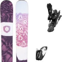 comparer et trouver le meilleur prix du ski Armada Armarda kirti + l7 n b80 black/white alpin 130 blanc/rose/violet sur Sportadvice
