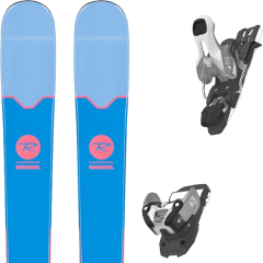 comparer et trouver le meilleur prix du ski Rossignol Sassy 7 19 + warden 11 n silver/black l100 19 2019 alpin 170 bleu sur Sportadvice