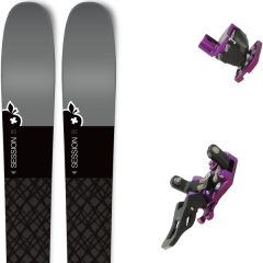 comparer et trouver le meilleur prix du ski Movement Session 85 19 + guide 7 violet 2019 rando 177 gris/noir sur Sportadvice