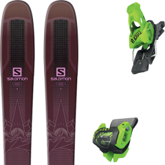 comparer et trouver le meilleur prix du ski Salomon Qst lumen 99 purple/pink 19 + tyrolia attack 13 gw brake 110 a green 2019 alpin 174 violet sur Sportadvice