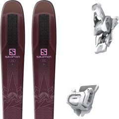 comparer et trouver le meilleur prix du ski Salomon Qst lumen 99 purple/pink 19 + tyrolia attack 12 gw brake 110 a matt white 2019 alpin 174 violet sur Sportadvice