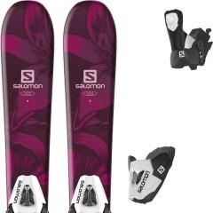 comparer et trouver le meilleur prix du ski Salomon H qst lux xs +h c5 sr black/white w br alpin 80 rouge sur Sportadvice