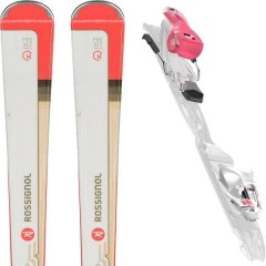 comparer et trouver le meilleur prix du ski Rossignol Famous 4 + xpress w 10 b83 white corail 19 2019 alpin 149 blanc/rose sur Sportadvice