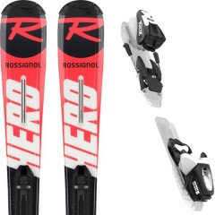 comparer et trouver le meilleur prix du ski Rossignol Hero + kid-x 4 b76 black white alpin 100 rouge/noir/blanc sur Sportadvice