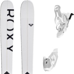 comparer et trouver le meilleur prix du ski Roxy Dreamcatcher 85 + lithium 10 silver alpin 158 blanc/orange sur Sportadvice