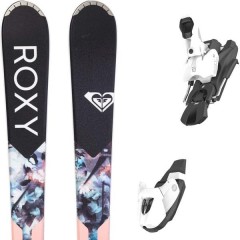 comparer et trouver le meilleur prix du ski Roxy Kaya + l7 easytrack silver alpin 140 rose/noir/multicolore sur Sportadvice