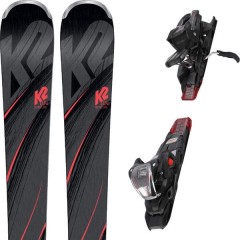 comparer et trouver le meilleur prix du ski K2 Secret luv + er3 10 compact quick black red 19 2019 alpin 142 noir/rouge sur Sportadvice