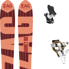 comparer et trouver le meilleur prix du ski Zag Rando adret 88 18 + speed turn 2.0 bronze/black marron/rouge sur Sportadvice