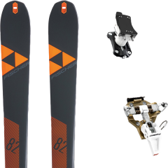 comparer et trouver le meilleur prix du ski Fischer Rando transalp 82 + speed turn 2.0 bronze/black noir/orange sur Sportadvice