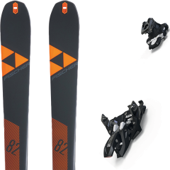 comparer et trouver le meilleur prix du ski Fischer Rando transalp 82 + alpinist 9 black/ium noir/orange sur Sportadvice