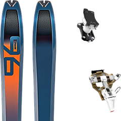 comparer et trouver le meilleur prix du ski Dynafit Rando tour 96 + speed turn 2.0 bronze/black bleu/orange 2018 sur Sportadvice