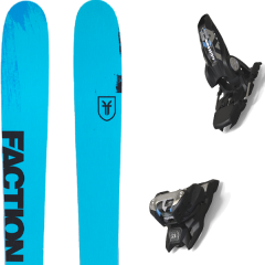 comparer et trouver le meilleur prix du ski Faction Alpin 1.0 + griffon 13 id black bleu sur Sportadvice