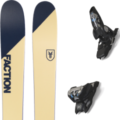 comparer et trouver le meilleur prix du ski Faction Alpin candide 2.0 19 + griffon 13 id black beige/bleu sur Sportadvice