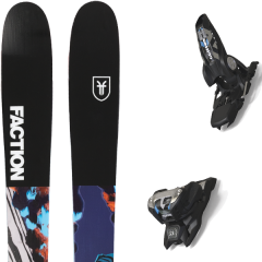 comparer et trouver le meilleur prix du ski Faction Alpin prodigy 2.0 x 19 + griffon 13 id black bleu/noir/multicolore sur Sportadvice