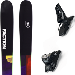 comparer et trouver le meilleur prix du ski Faction Alpin prodigy 1.0 19 + squire 11 id black noir/bleu/multicolore 2019 sur Sportadvice