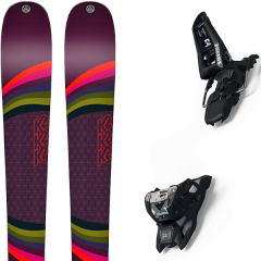 comparer et trouver le meilleur prix du ski K2 Alpin missconduct 19 + squire 11 id black violet 2019 sur Sportadvice