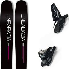 comparer et trouver le meilleur prix du ski Movement Alpin go 100 women 19 + squire 11 id black noir 2019 sur Sportadvice