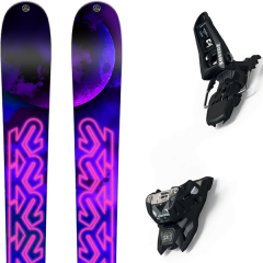 comparer et trouver le meilleur prix du ski K2 Alpin empress + squire 11 id black violet sur Sportadvice