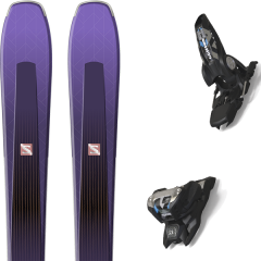 comparer et trouver le meilleur prix du ski Salomon Alpin aira 84 ti purple/black + griffon 13 id black violet/noir sur Sportadvice