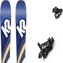 comparer et trouver le meilleur prix du ski K2 Rando talkback 84 + alpinist 9 black/ium bleu/blanc sur Sportadvice