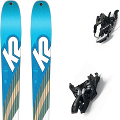 comparer et trouver le meilleur prix du ski K2 Rando talkback 88 + alpinist 9 long travel 90mm black/ium bleu/blanc sur Sportadvice