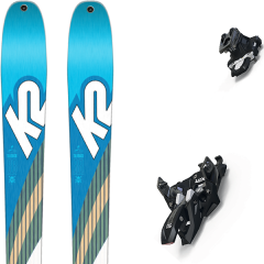 comparer et trouver le meilleur prix du ski K2 Rando talkback 88 + alpinist 9 black/ium bleu/blanc sur Sportadvice