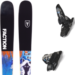 comparer et trouver le meilleur prix du ski Faction Alpin prodigy 1.0 x + griffon 13 id black bleu/noir/multicolore sur Sportadvice