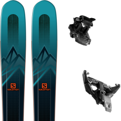 comparer et trouver le meilleur prix du ski Salomon Rando mtn explore 95 darkgreen + tlt speed 12 black bleu sur Sportadvice