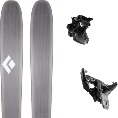 comparer et trouver le meilleur prix du ski Black Diamond Rando helio 95 + tlt speed 12 black gris/blanc/rouge sur Sportadvice