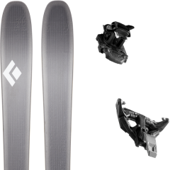 comparer et trouver le meilleur prix du ski Black Diamond Rando helio 88 + tlt speed 12 black gris/blanc/jaune sur Sportadvice