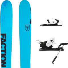 comparer et trouver le meilleur prix du ski Faction Alpin 1.0 + z12 b90 white/black bleu sur Sportadvice