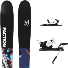comparer et trouver le meilleur prix du ski Faction Alpin prodigy 2.0 x 19 + z12 b90 white/black bleu/noir/multicolore 2019 sur Sportadvice