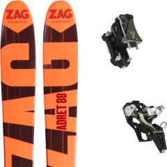 comparer et trouver le meilleur prix du ski Zag Rando adret 88 18 + tour speed turn w/o brake marron/rouge 2018 sur Sportadvice