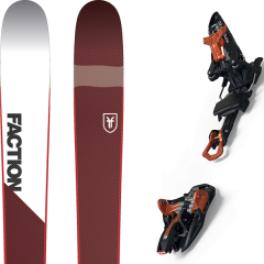 comparer et trouver le meilleur prix du ski Faction Rando prime 1.0 19 + kingpin 10 75-100mm black/cooper rouge/blanc sur Sportadvice