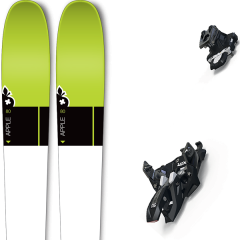 comparer et trouver le meilleur prix du ski Movement Rando apple 80 + alpinist 9 black/ium vert/blanc sur Sportadvice