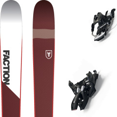 comparer et trouver le meilleur prix du ski Faction Rando prime 1.0 19 + alpinist 12 long travel 90mm black/ium rouge/blanc sur Sportadvice
