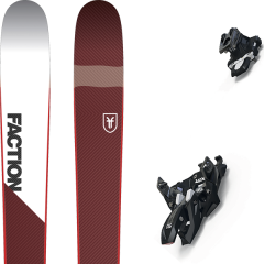 comparer et trouver le meilleur prix du ski Faction Rando prime 1.0 19 + alpinist 9 black/ium rouge/blanc sur Sportadvice
