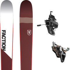 comparer et trouver le meilleur prix du ski Faction Rando prime 1.0 19 + st radical turn 95 black rouge/blanc 2019 sur Sportadvice