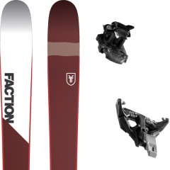comparer et trouver le meilleur prix du ski Faction Rando prime 1.0 19 + tlt speed 12 black rouge/blanc 2019 sur Sportadvice