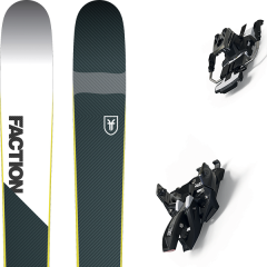 comparer et trouver le meilleur prix du ski Faction Rando prime 2.0 19 + alpinist 12 long travel 105mm black/ium bleu/blanc sur Sportadvice
