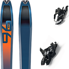 comparer et trouver le meilleur prix du ski Dynafit Rando tour 96 19 + alpinist 9 long travel 105mm black/ium bleu/orange sur Sportadvice