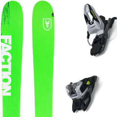comparer et trouver le meilleur prix du ski Faction Alpin 1.0 x 19 + free ten id black/white vert 2019 sur Sportadvice