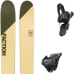 comparer et trouver le meilleur prix du ski Faction Alpin candide 4.0 19 + tyrolia attack 11 gw w/o brake l solid black beige/vert 2019 sur Sportadvice