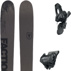comparer et trouver le meilleur prix du ski Faction Alpin 2.0 + tyrolia attack 11 gw w/o brake l solid black gris sur Sportadvice