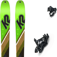 comparer et trouver le meilleur prix du ski K2 Rando wayback 88 + alpinist 9 black/ium vert/noir sur Sportadvice
