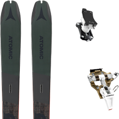 comparer et trouver le meilleur prix du ski Atomic Rando backland 95 green/black + speed turn 2.0 bronze/black noir/vert sur Sportadvice