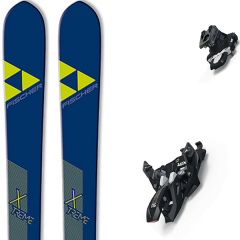 comparer et trouver le meilleur prix du ski Fischer Rando x-treme 82 + alpinist 9 black/ium bleu/jaune sur Sportadvice