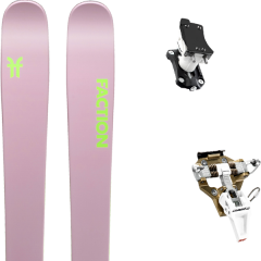 comparer et trouver le meilleur prix du ski Faction Rando agent 2.0 x + speed turn 2.0 bronze/black rose sur Sportadvice