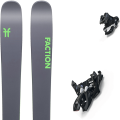 comparer et trouver le meilleur prix du ski Faction Rando agent 2.0 + alpinist 9 black/ium gris sur Sportadvice